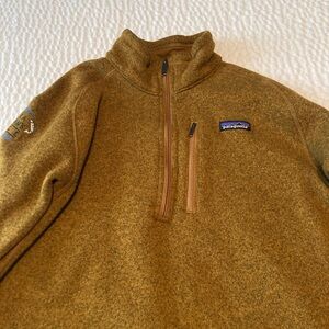 Patagonia Tan Fleece Jacket